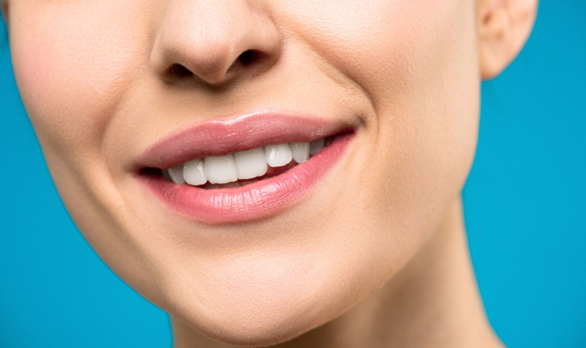 Close up of smiling patient